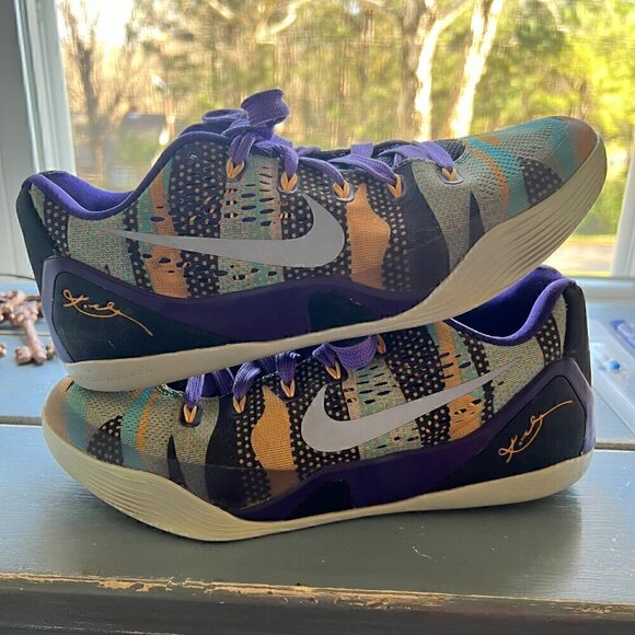 Men's Nike Kobe 9 EM Low Unleashed Pop Art 2014 Shoes Size 8.5 - Picture 14 of 16